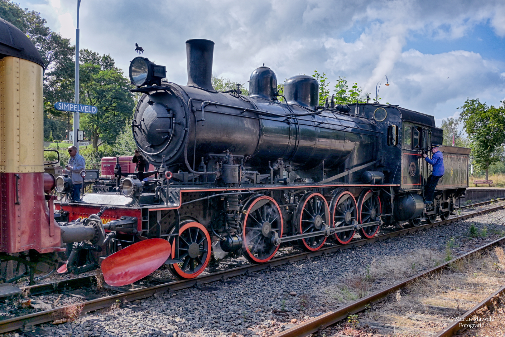 Dampflokomotive der "De Miljoenenlijn" NL