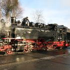 Dampflokomotive der Erzgebirgsbahn