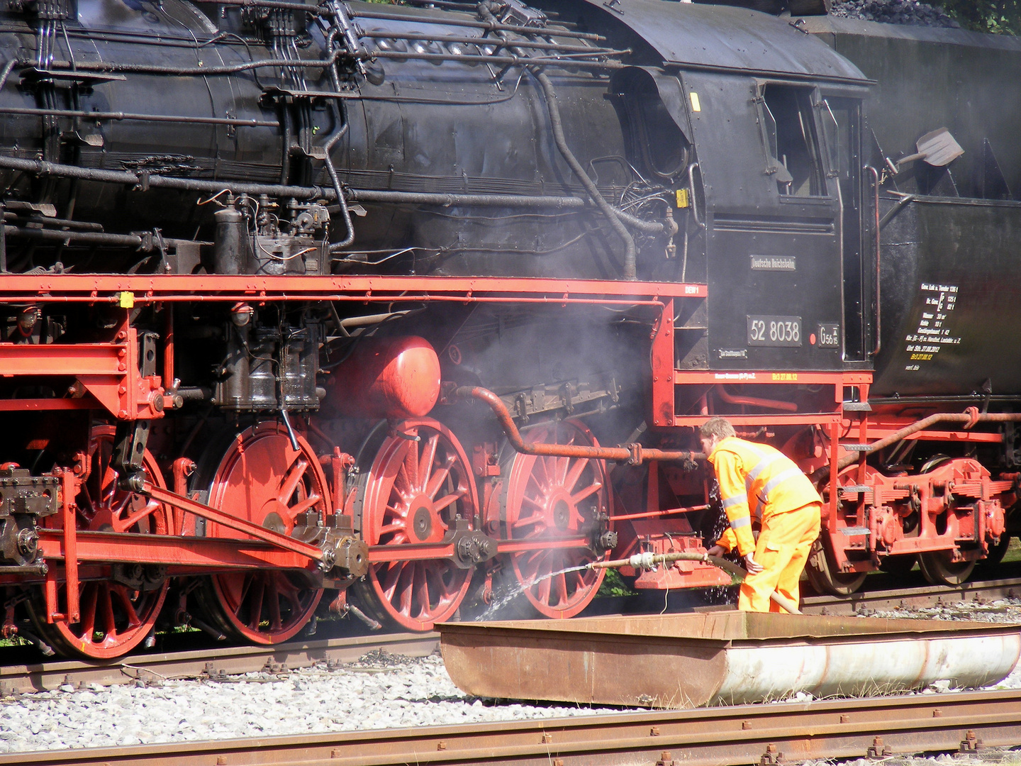 Dampflokomotive, Entschlackung