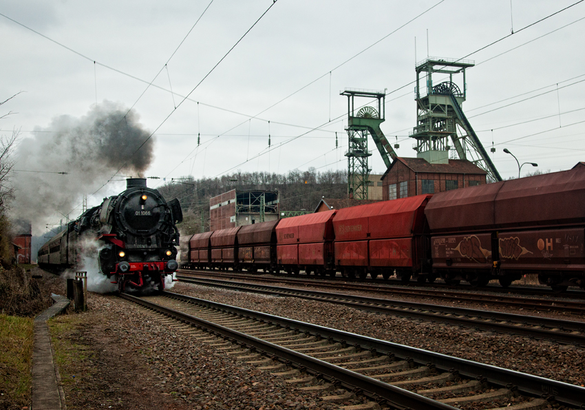 Dampflokomotive in Luisenthal