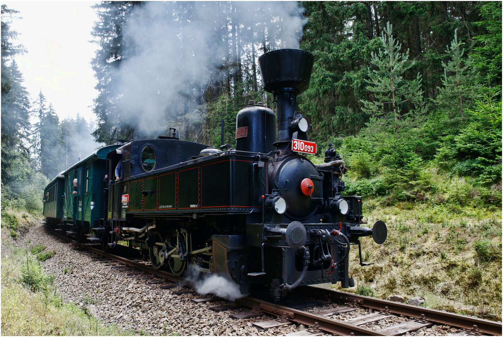 Dampflokomotive Kafemlejnek 310.093 