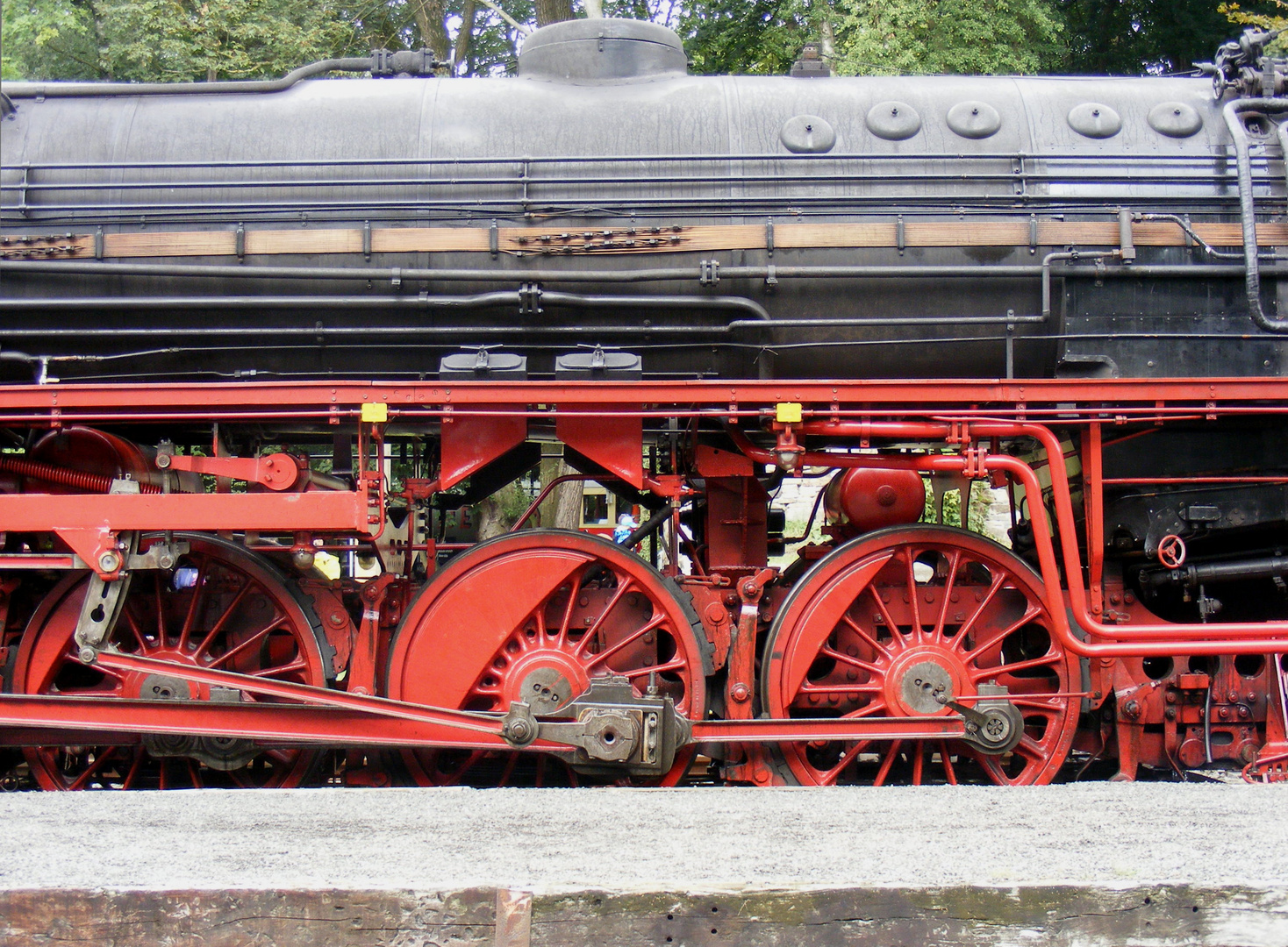 Dampflokomotive, Treibräder