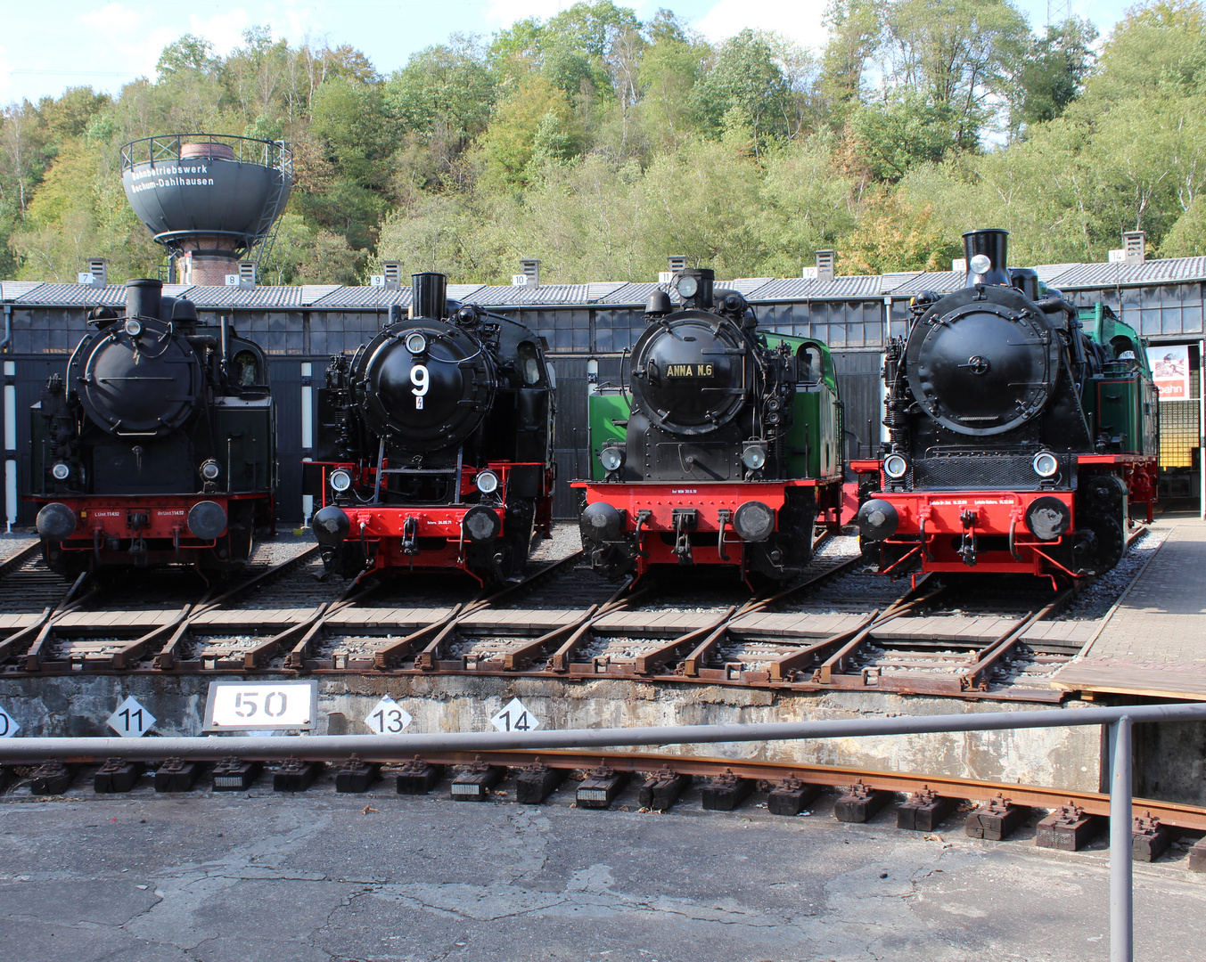 Dampfloks Zechenbahntage