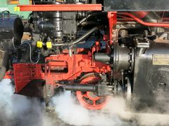 Dampfmaschine an der Erzgebirgsbahn