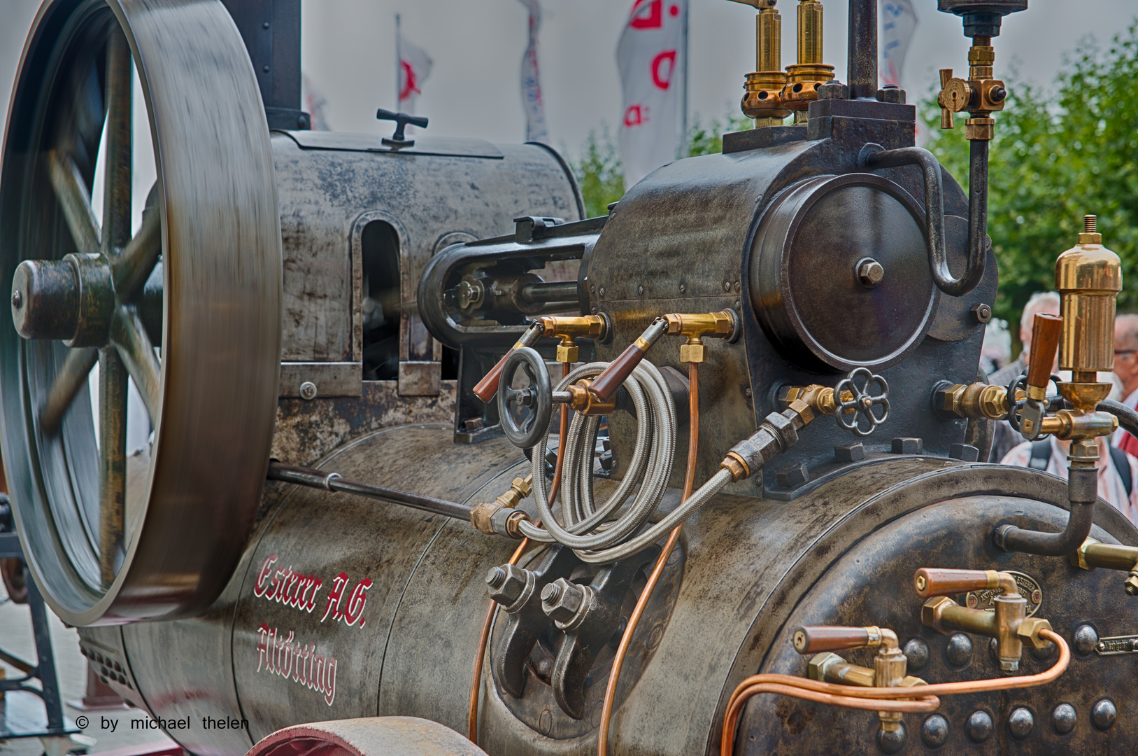 Dampfmaschine beim Bürgerfest 725 Jahre Düsseldorf