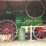 Dampfmaschine in Betrieb