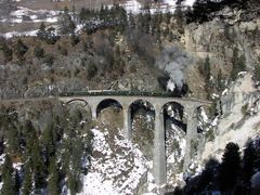 Dampfromantik auf dem Landwasserviadukt (ganz)