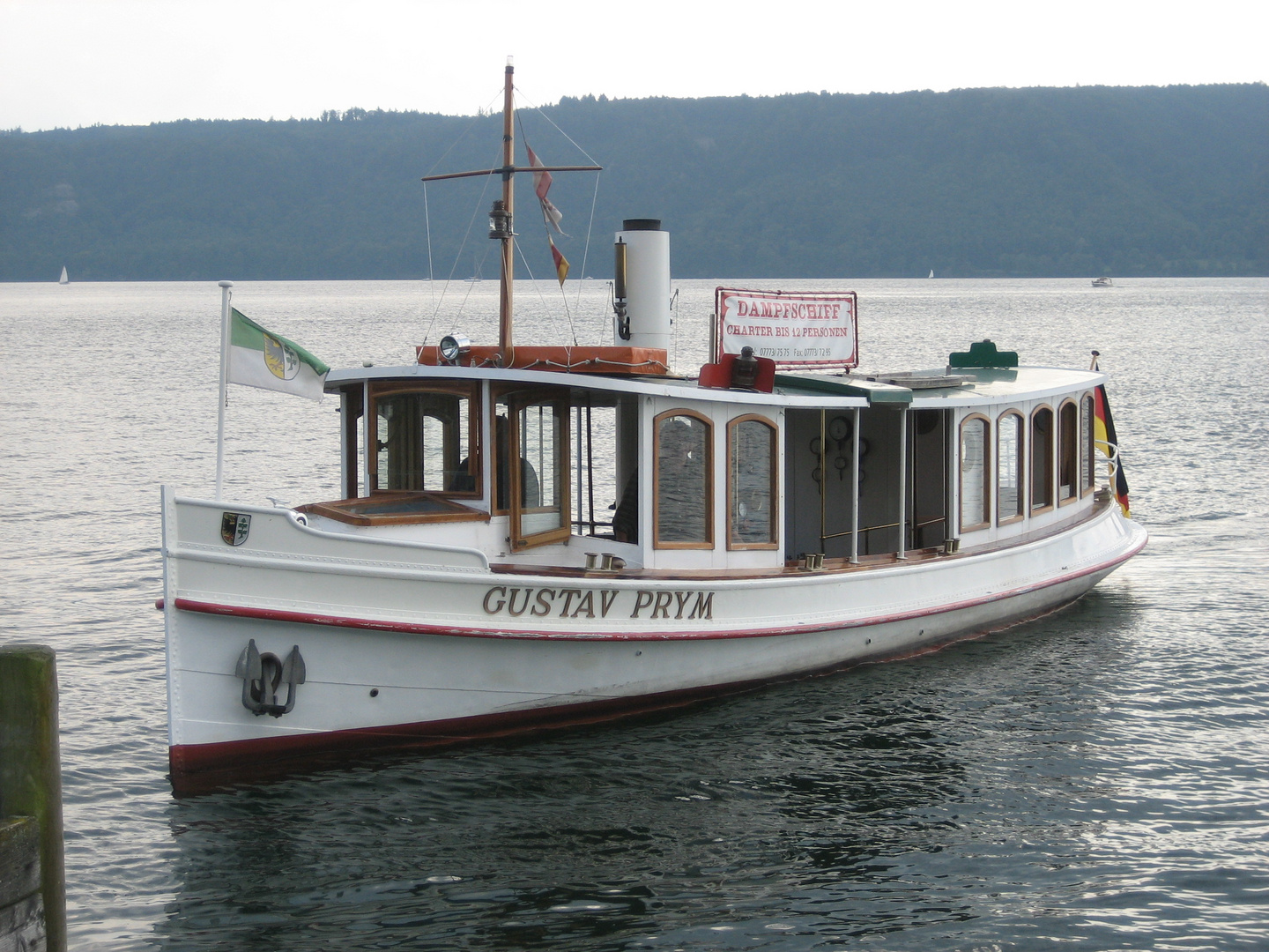 Dampfschiff Gustav Prym Baujahr 1916  