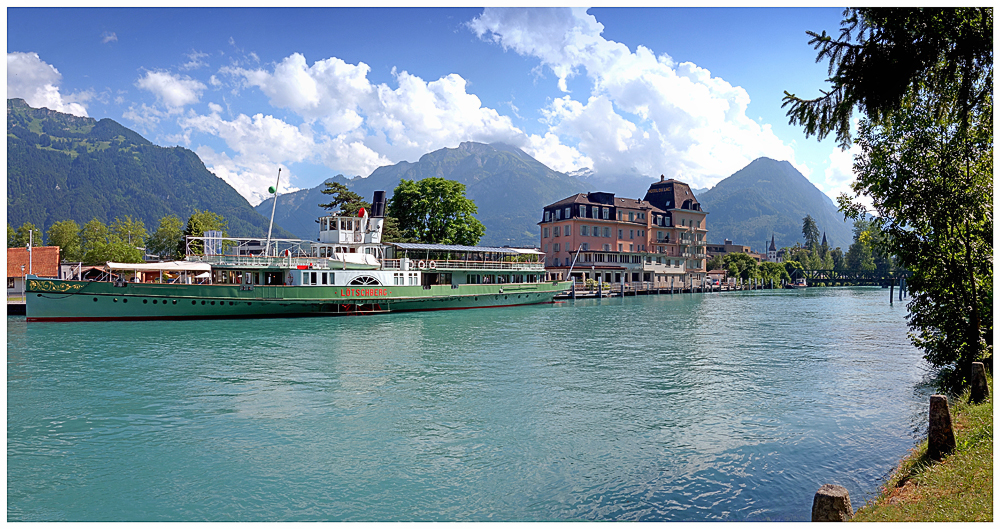 Dampfschiff Lötschberg in Interlaken