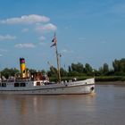 Dampfschiff "Prinz Heinrich" auf der Leda