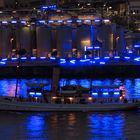 Dampfschiff SCHAARHÖRN beim "blue port" Hamburg - steamboat at blue port Hamburg