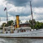 Dampfschiff Schaarhörn im Hamburger Hafen