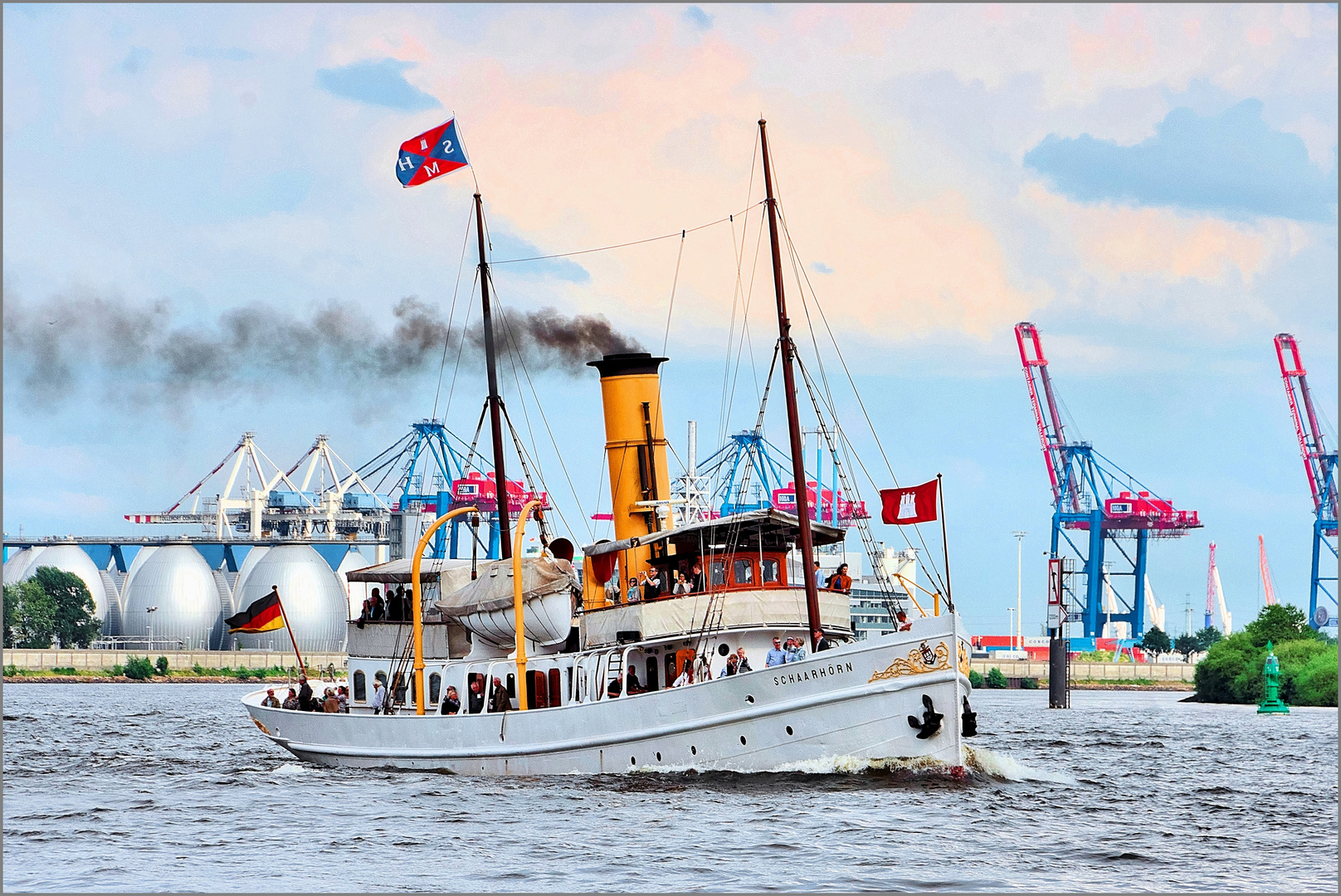 Dampfschiff ,, SCHAARHÖRN '' - No. 1