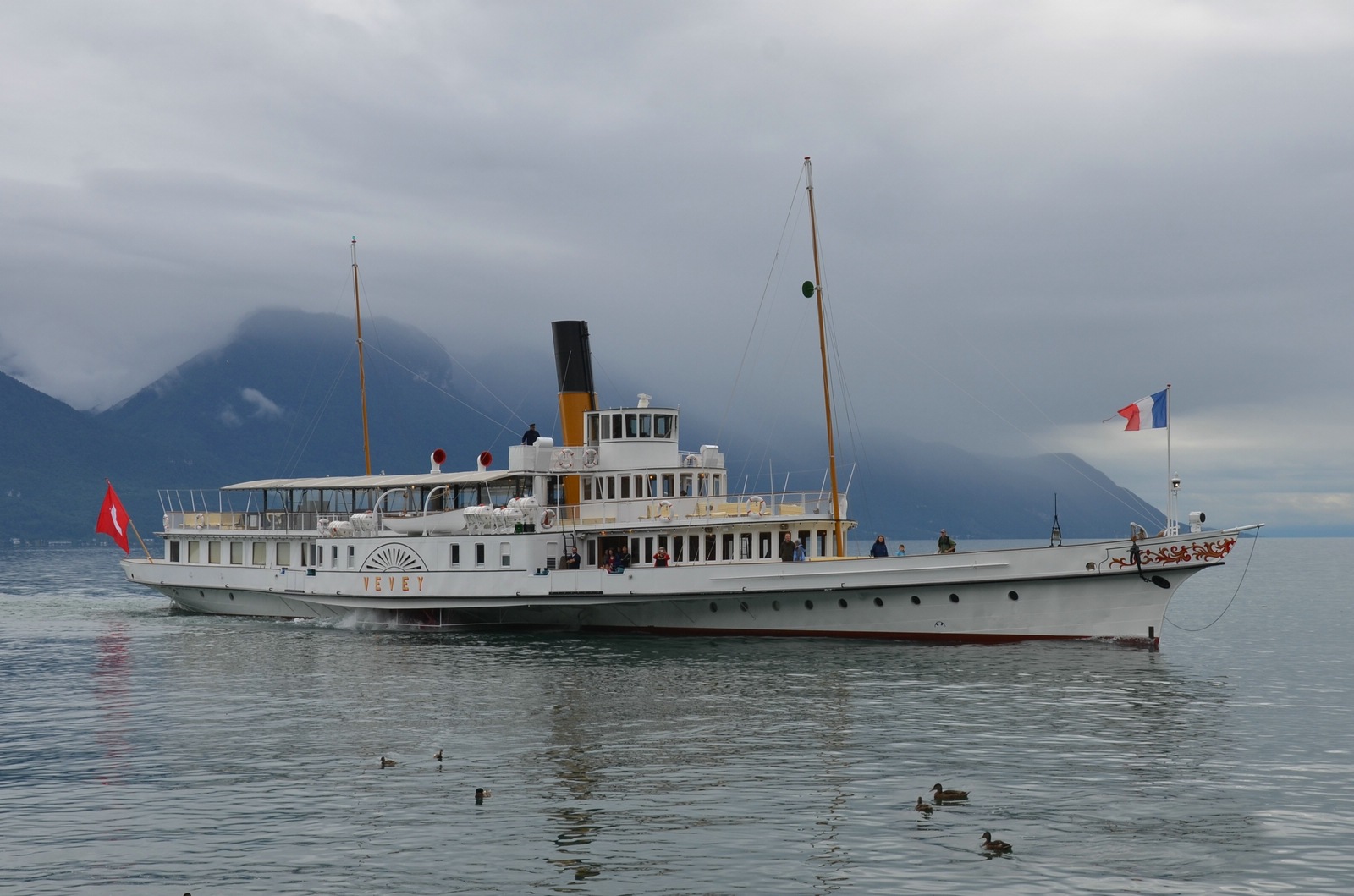 Dampfschiff Vevey