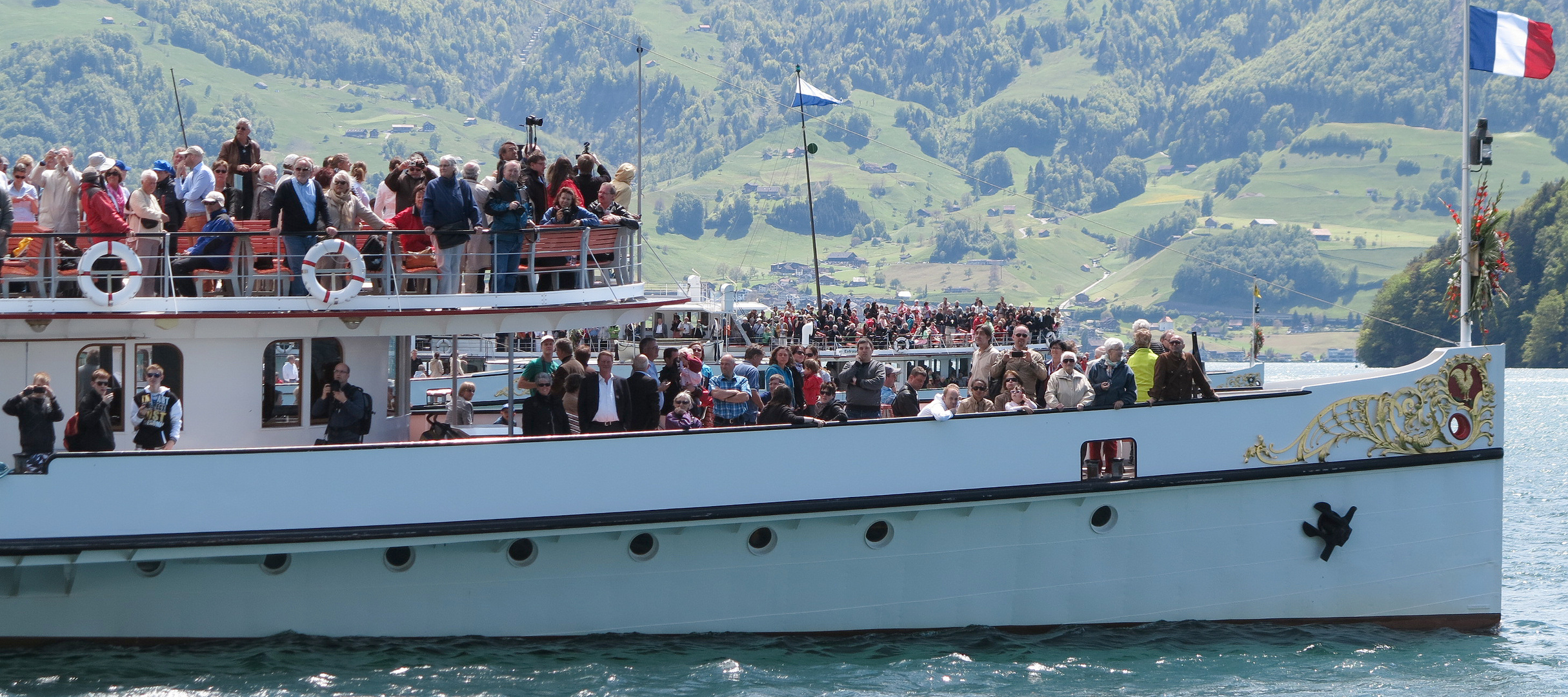 Dampfschiff-Wettfahrt auf dem Vierwaldstättersee