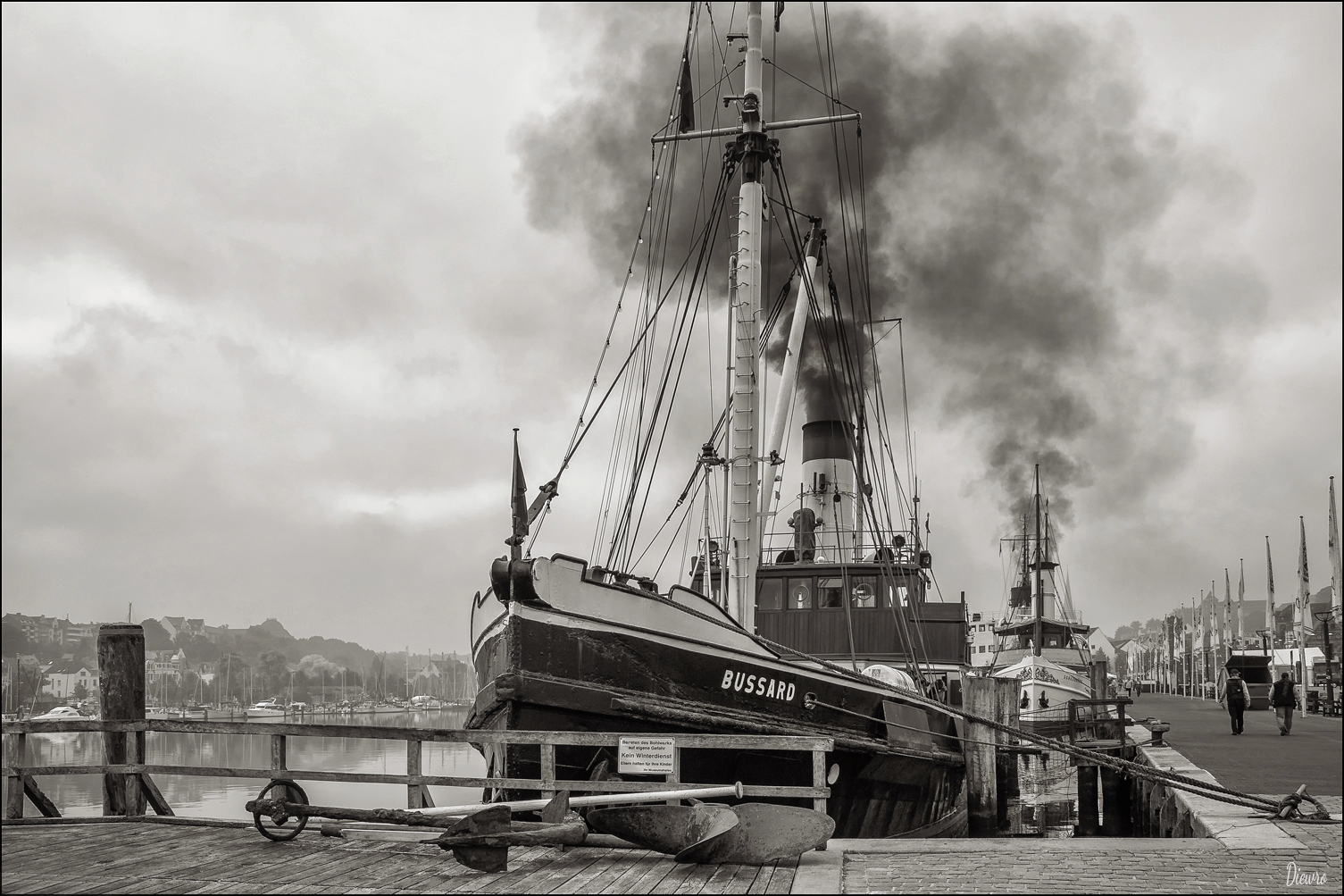 Dampfschiffe  Flensburger Hafen