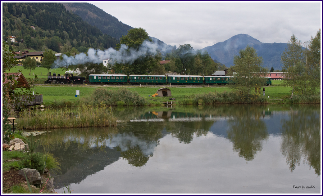 Dampfschnellzug im Pinzgau