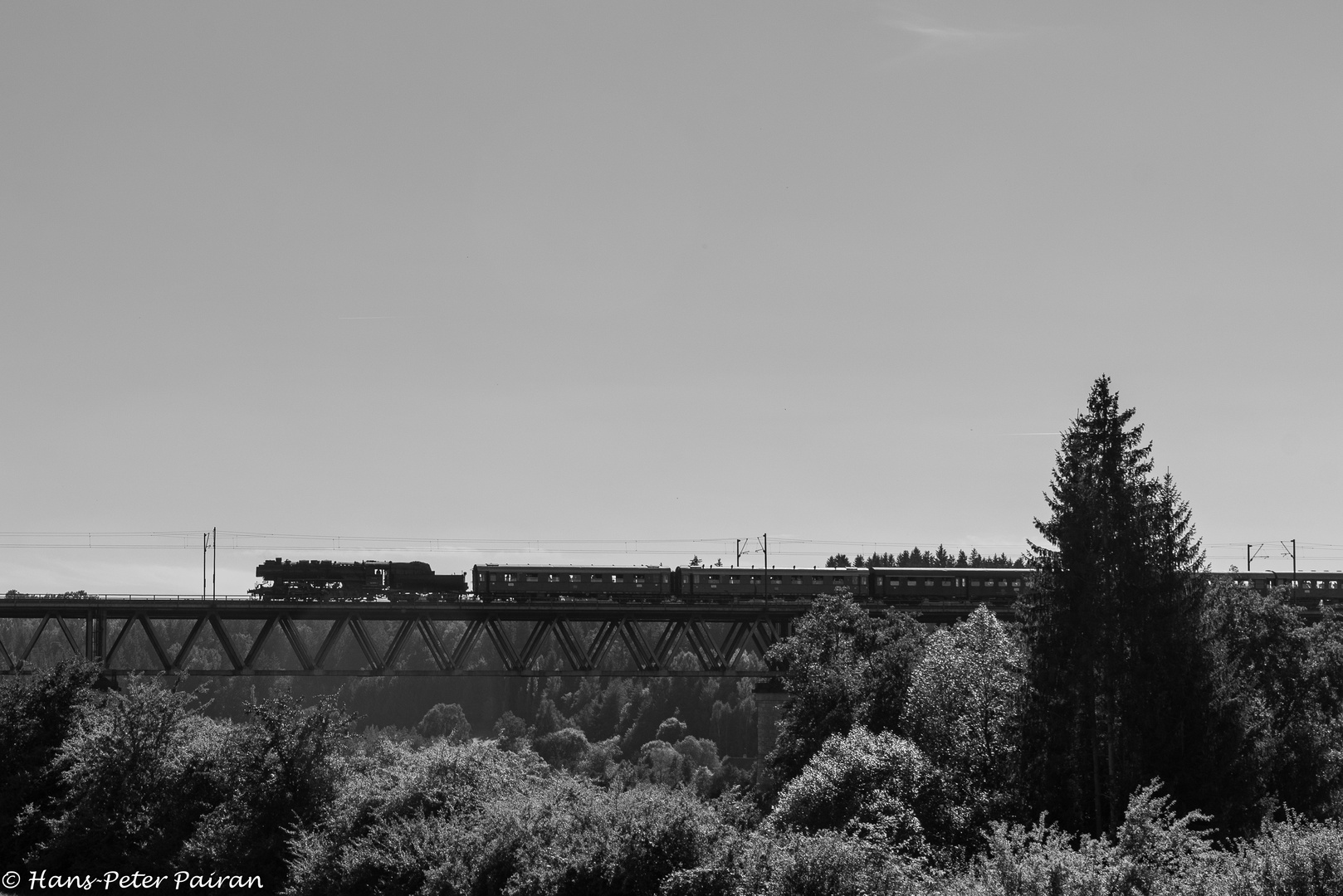 Dampfsonderzug auf der Deinninger-Brücke III
