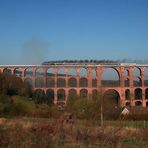 Dampfsonderzug auf der Göltzschtalbrücke