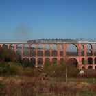 Dampfsonderzug auf der Göltzschtalbrücke