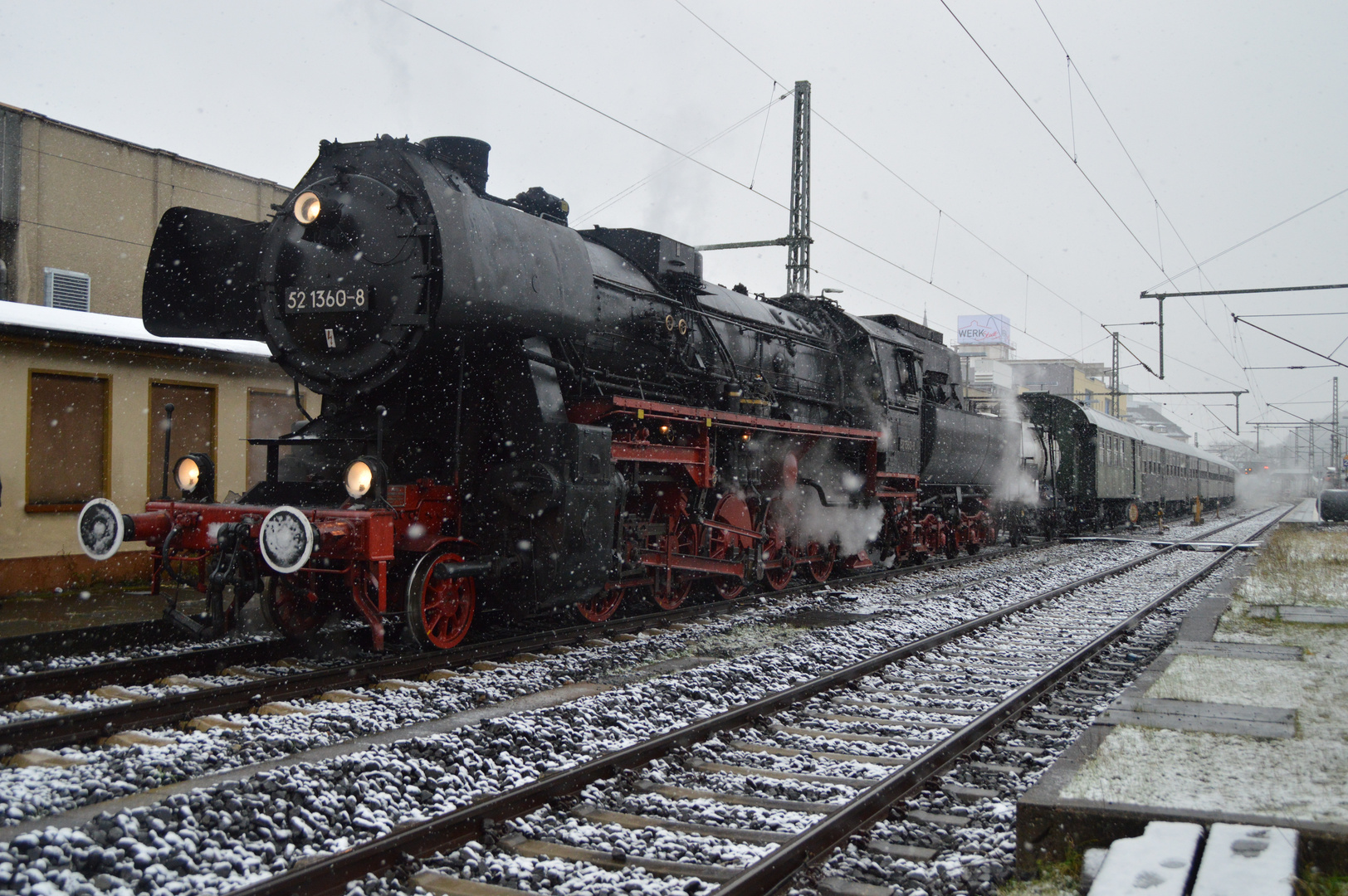 Dampfsonderzug in Limburg