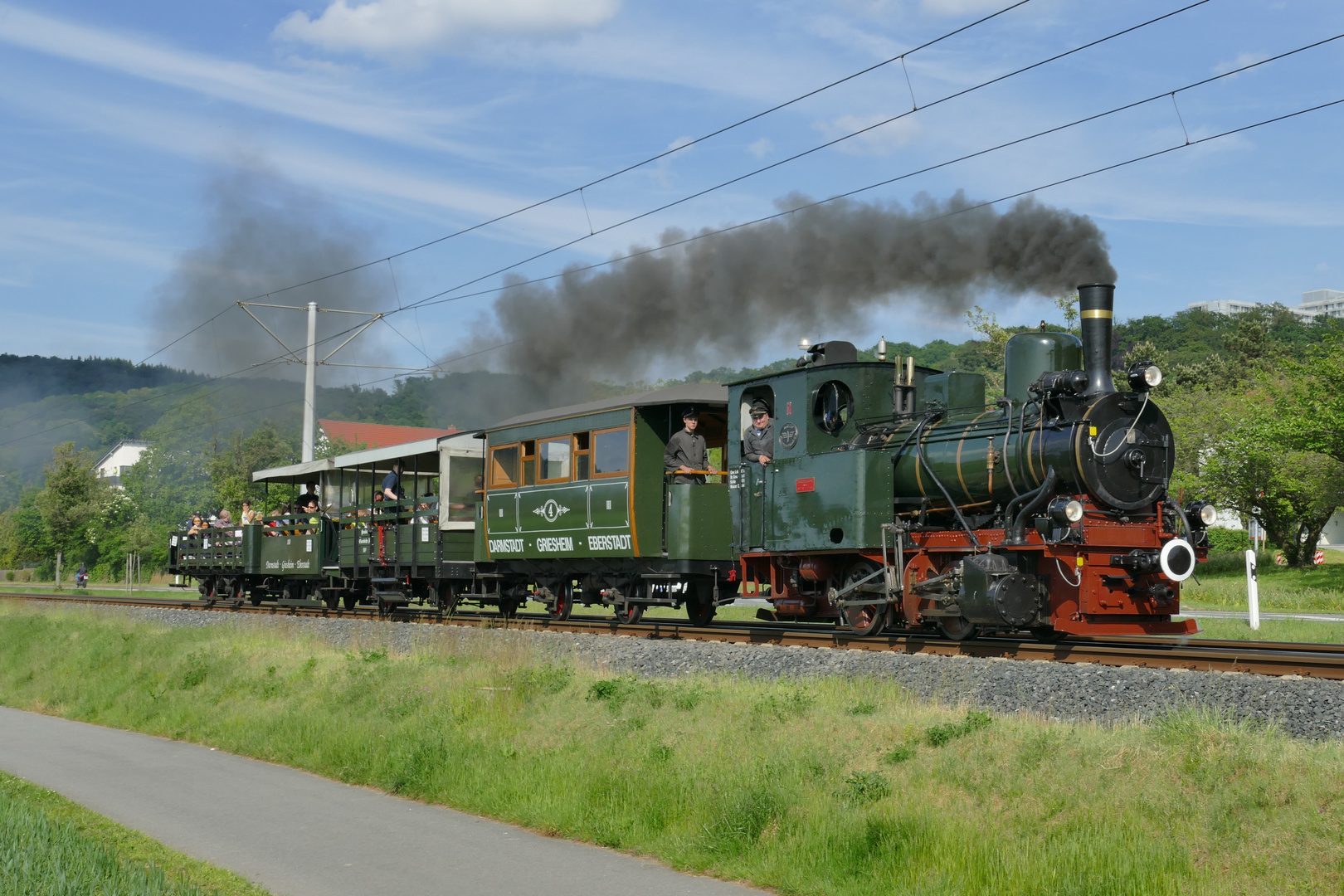 Dampfstraßenbahn in Darmstadt 3