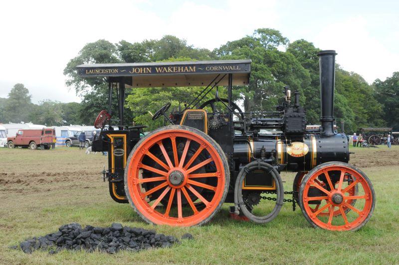 Dampftraktor in England