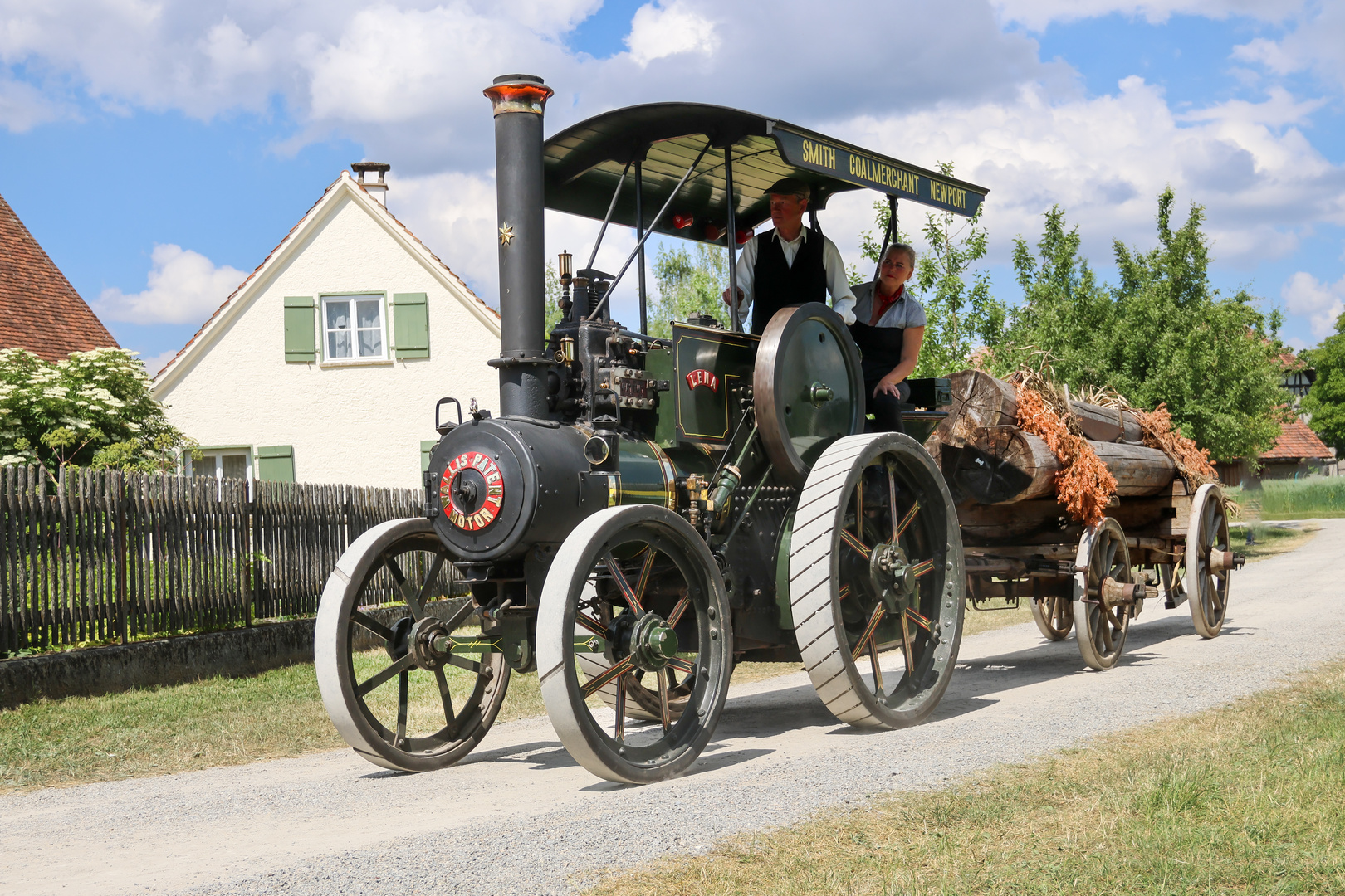 Dampftraktor in Kürnbach