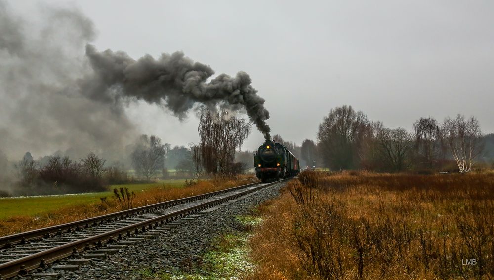 Dampfzug auf der Heidekrautbahn