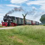 Dampfzug beim Haltepunkt Gerlindchen