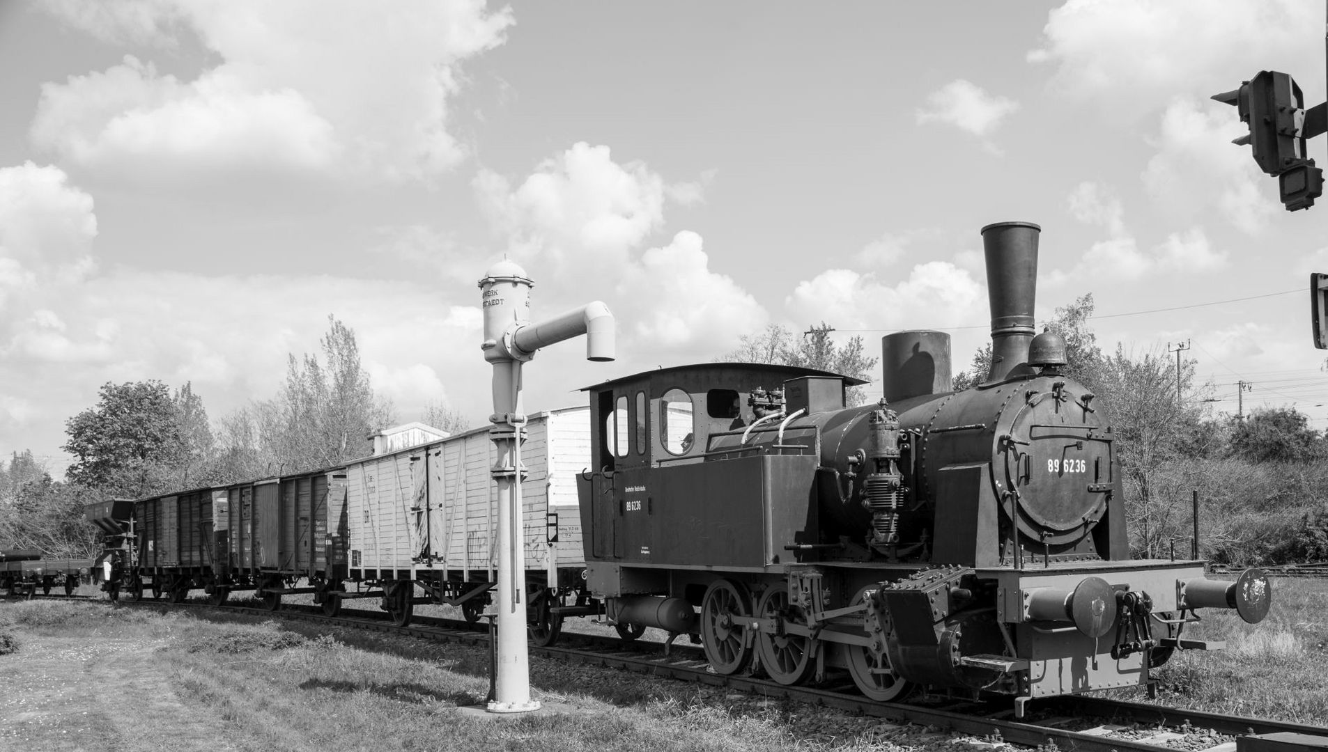 Dampfzug  B&W-1250