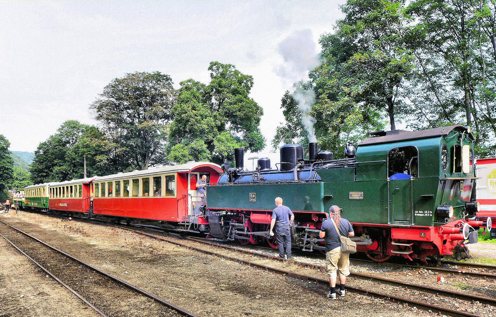 Dampfzug der Brohltalbahn