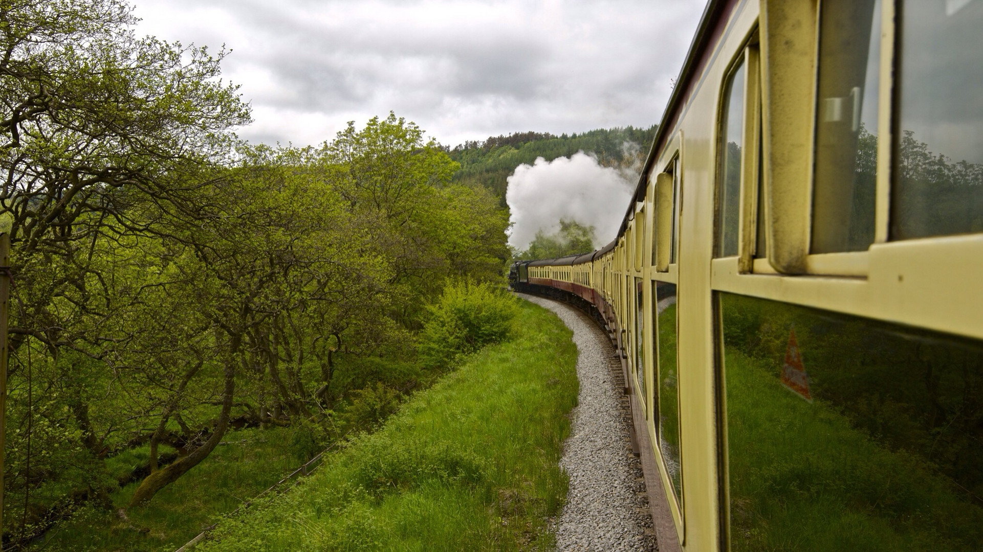 Dampfzug in Yorkshire