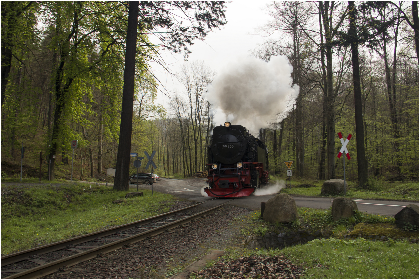 Dampfzug Richtung Steinerne Renne (2)