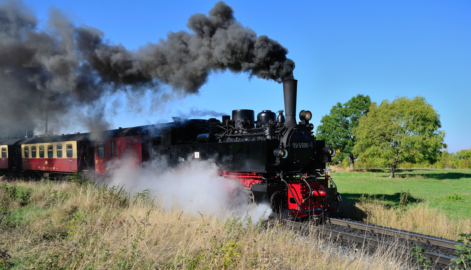 Dampfzug Selketalbahn (1), Oktober 2013