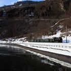 Dampfzug Surselva im Winter (3): Wasserkraftwerk Tavanasa