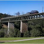 Dampfzug über das Laberviadukt  -1-