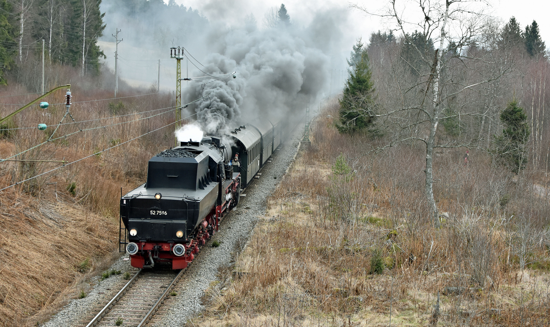 Dampfzugfahrten im Winter 3 Seenbahn Part I