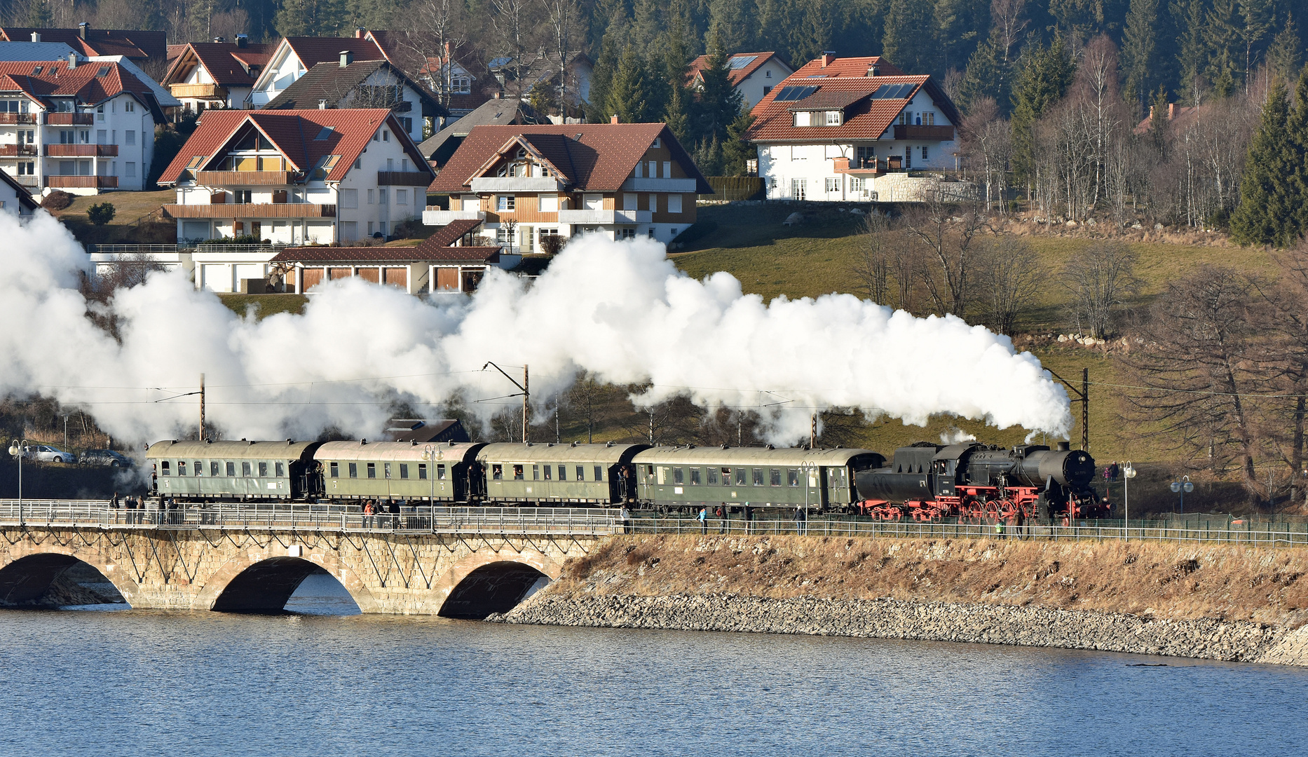 Dampfzugfahrten im Winter 3 Seenbahn Part II