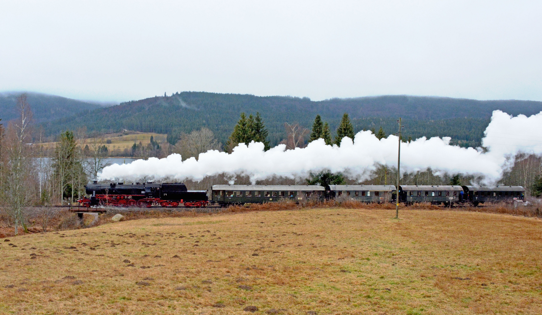 Dampfzugfahrten im Winter 3 Seenbahn Part VI