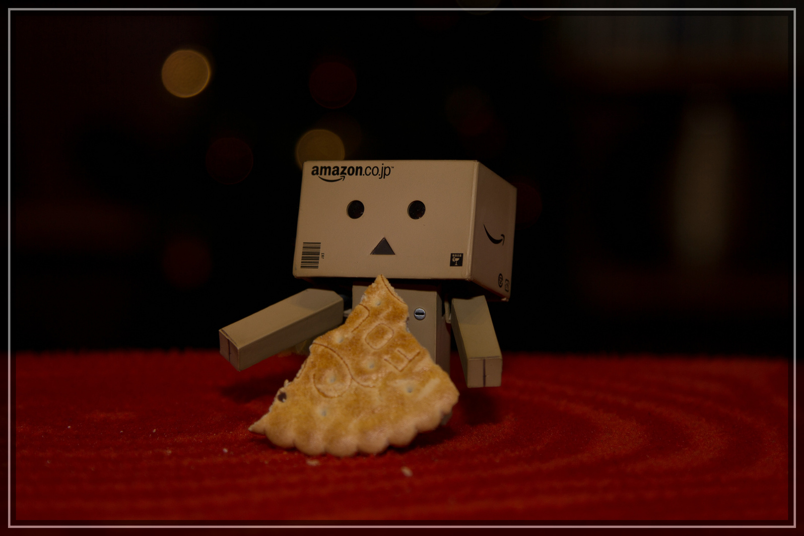 Danbo mit ein Keks