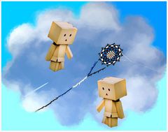 Danbo´s und Drachen im Wind