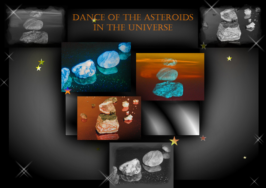 Dance of the asteroids in the Universe