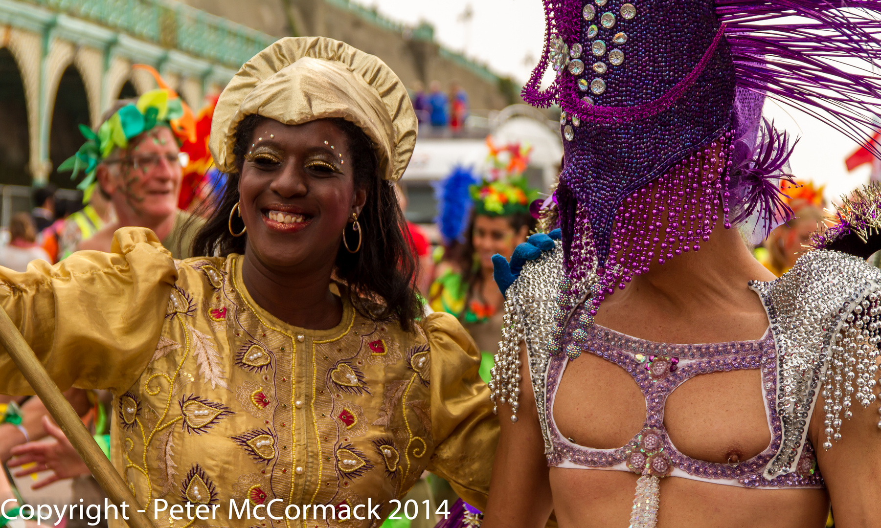 Dancers at Brighton Pride Festival 2014