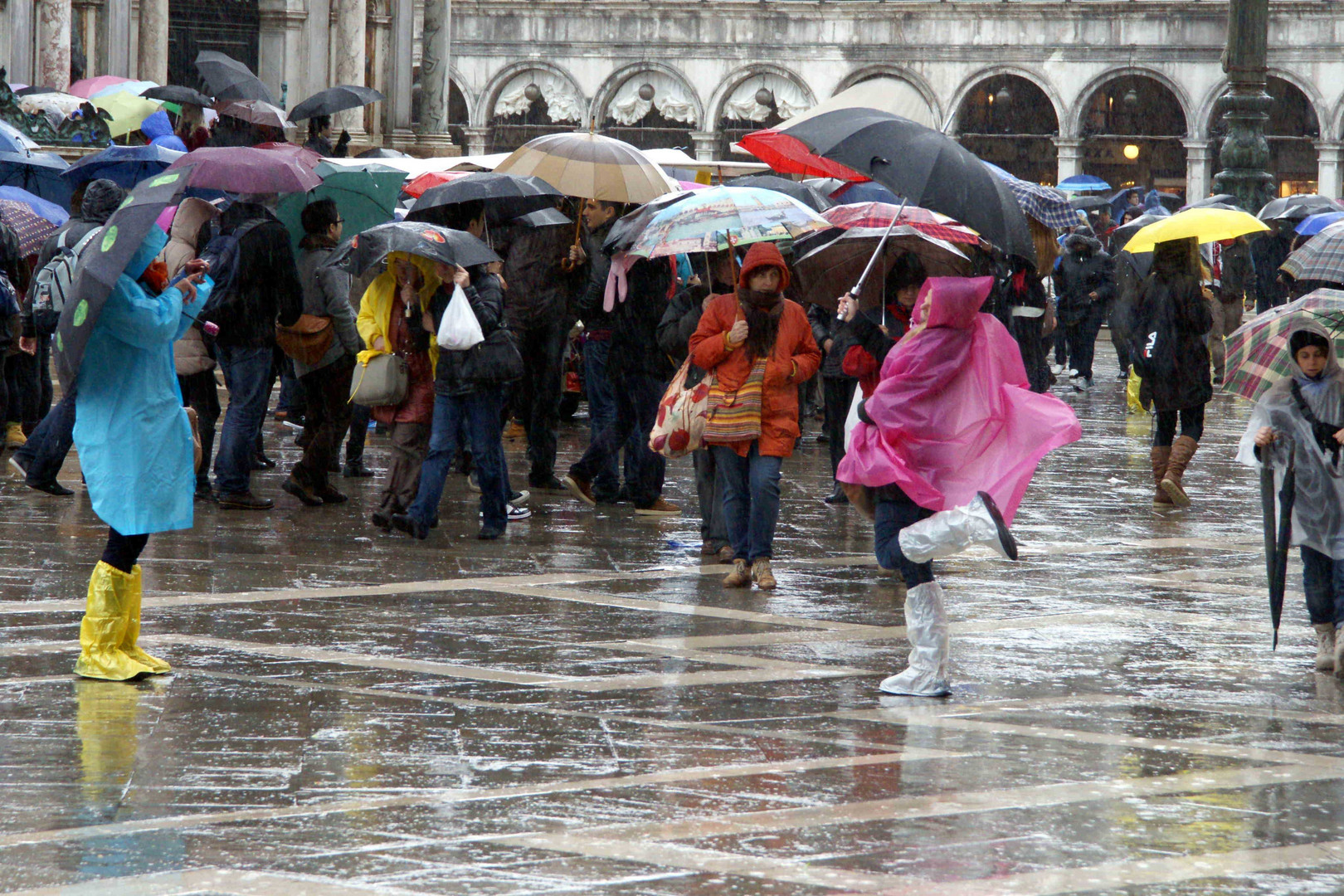 Dancing in the rain