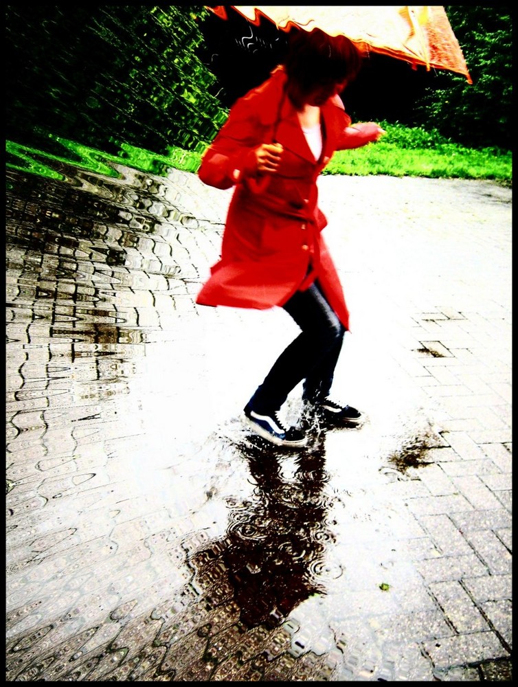 dancing in the rain