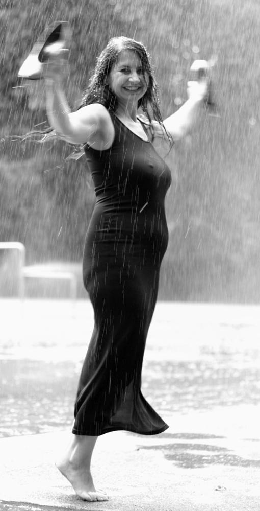 dancing in the rain...