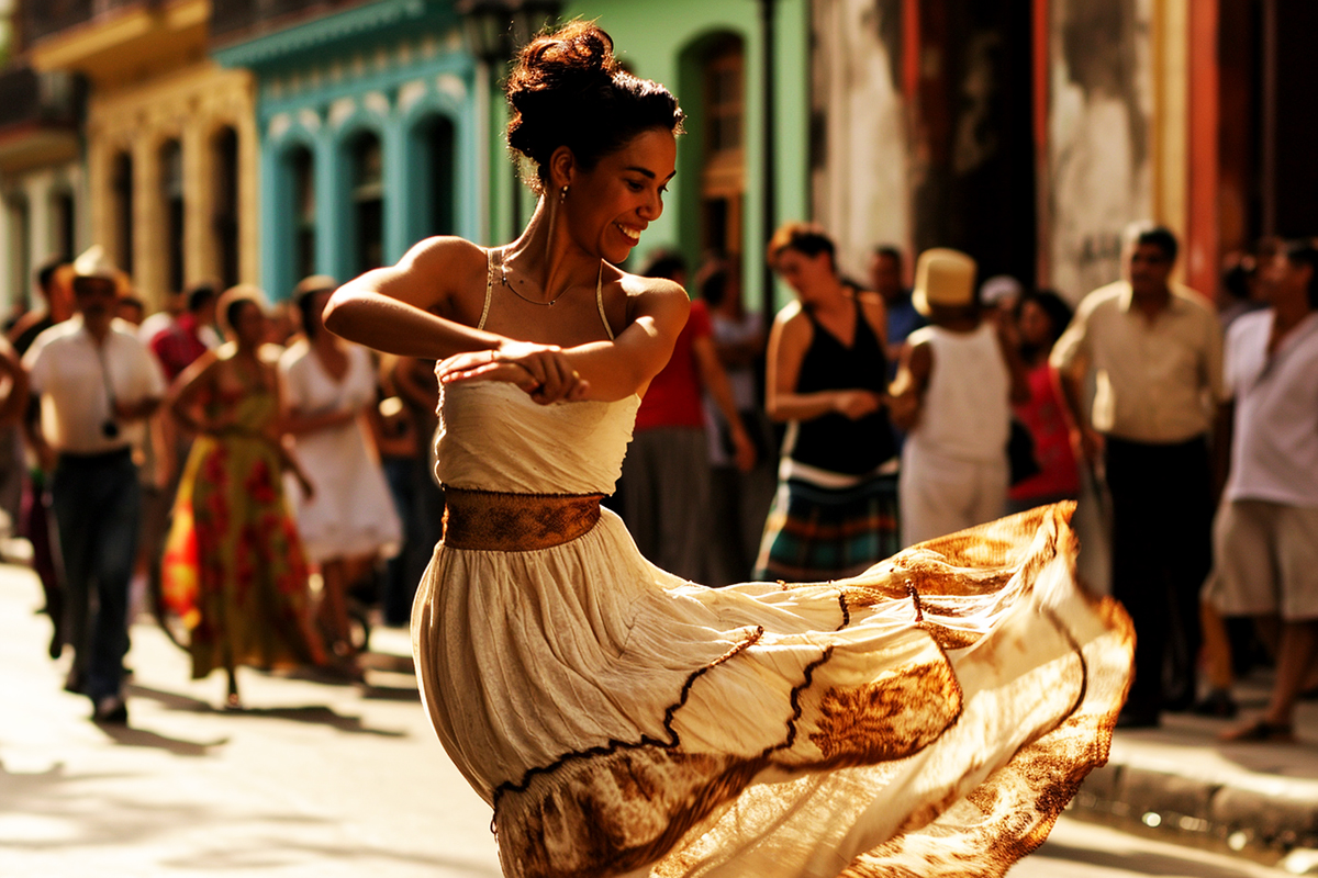 dancing in the street