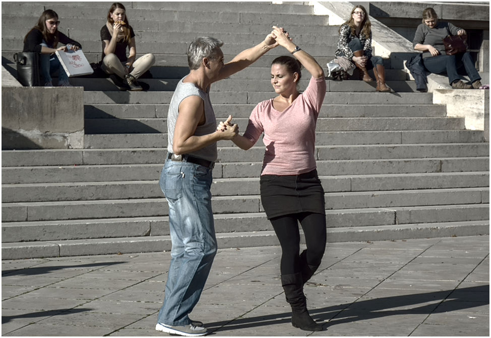 dancing in the street