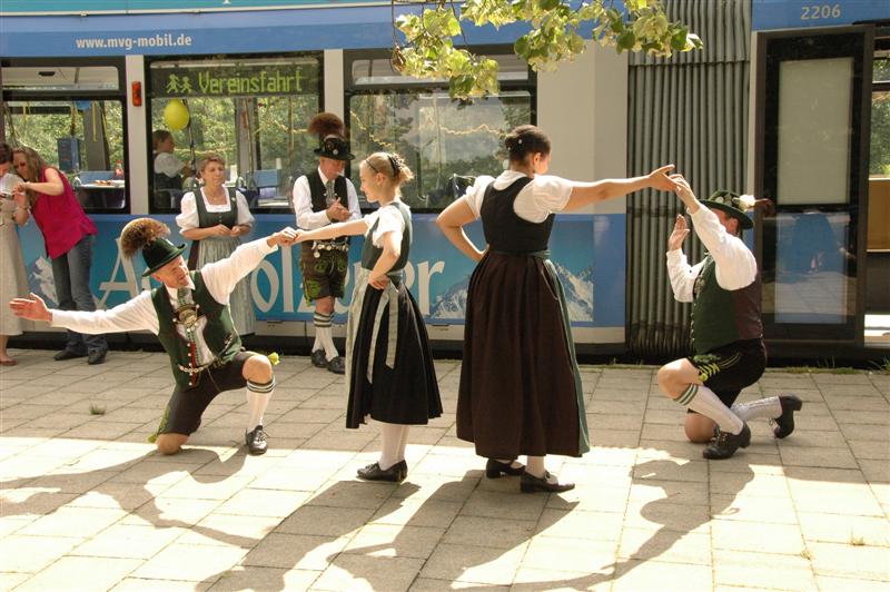 dancing in the street